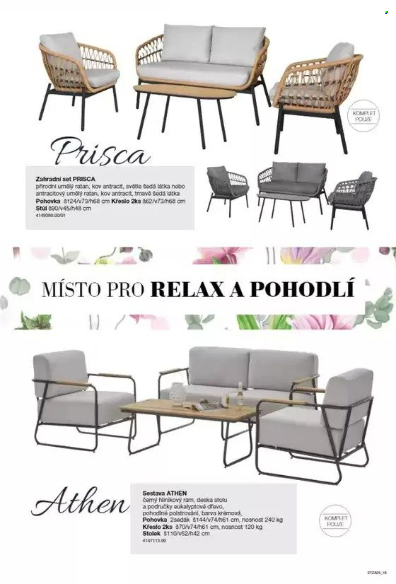 Leták SCONTO NÁBYTEK. 