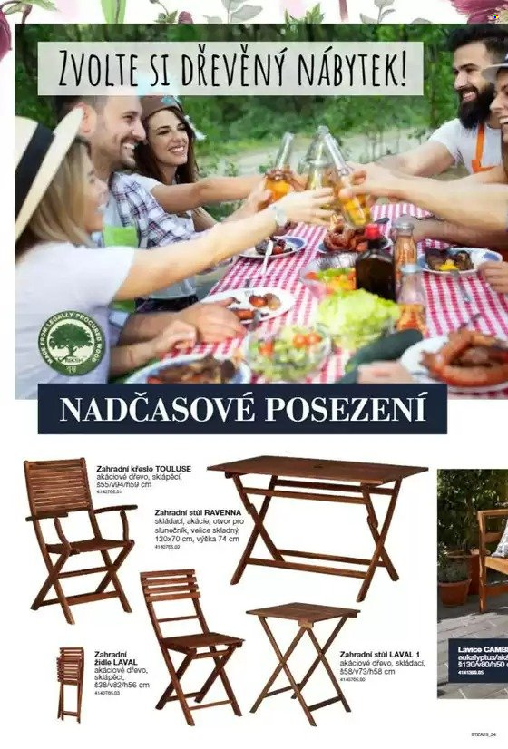 Leták SCONTO NÁBYTEK. 
