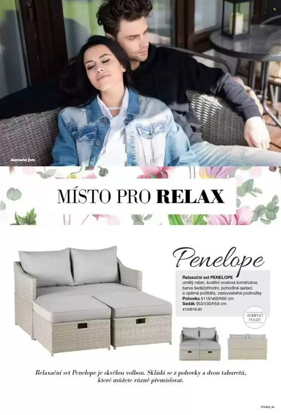 Leták SCONTO NÁBYTEK. 