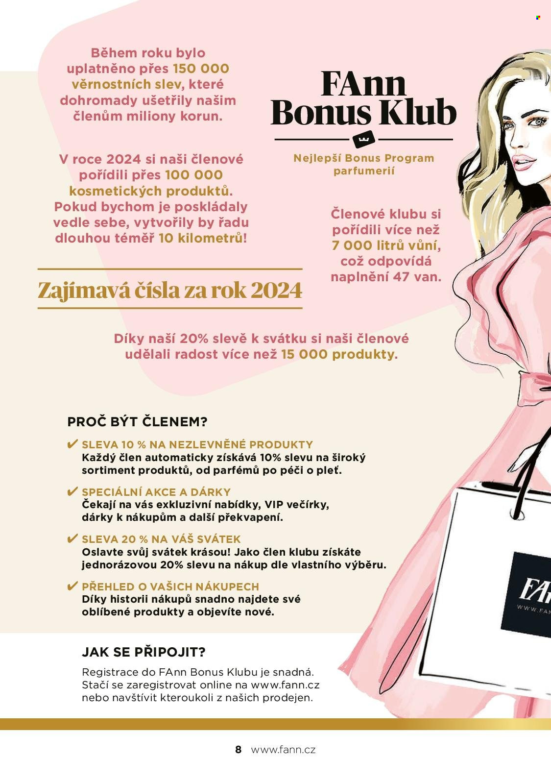 Leták FAnn parfumerie - 1. 3. 2025 - 31. 5. 2025. 