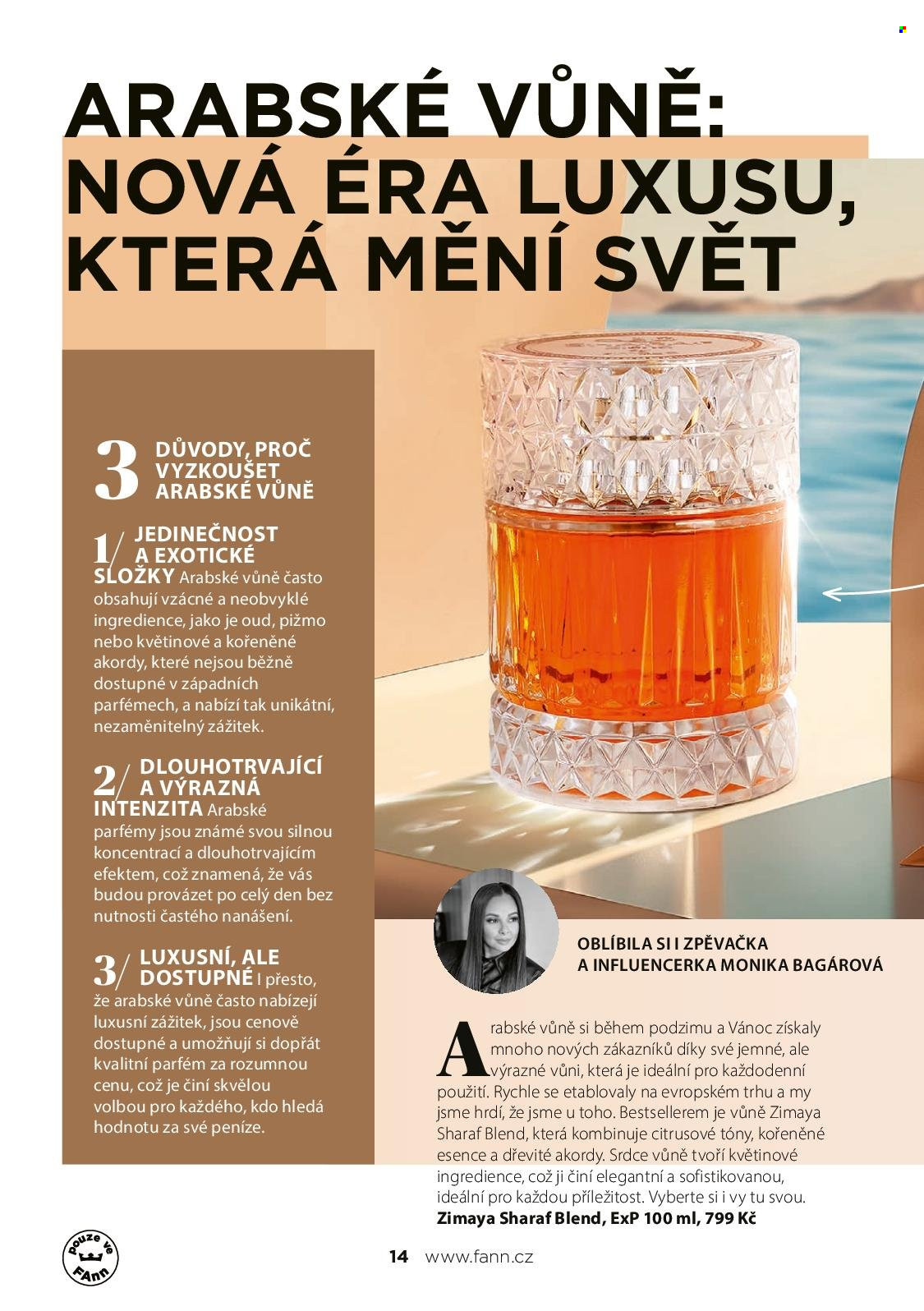 Leták FAnn parfumerie - 1. 3. 2025 - 31. 5. 2025. 