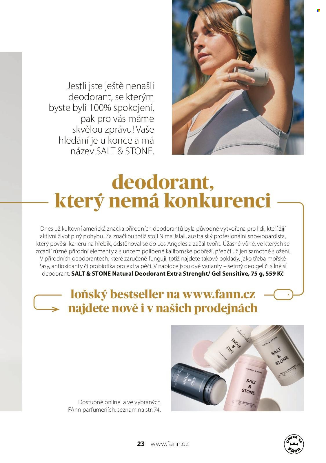 Leták FAnn parfumerie - 1. 3. 2025 - 31. 5. 2025. 