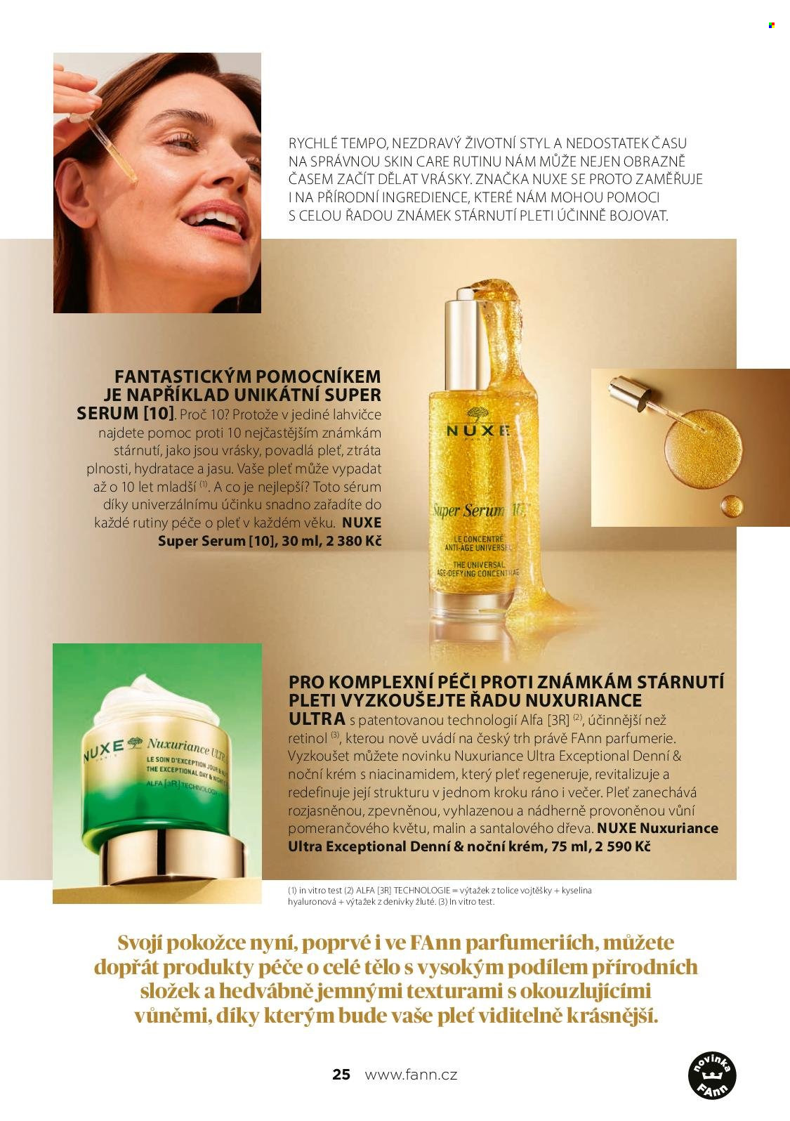Leták FAnn parfumerie - 1. 3. 2025 - 31. 5. 2025. 