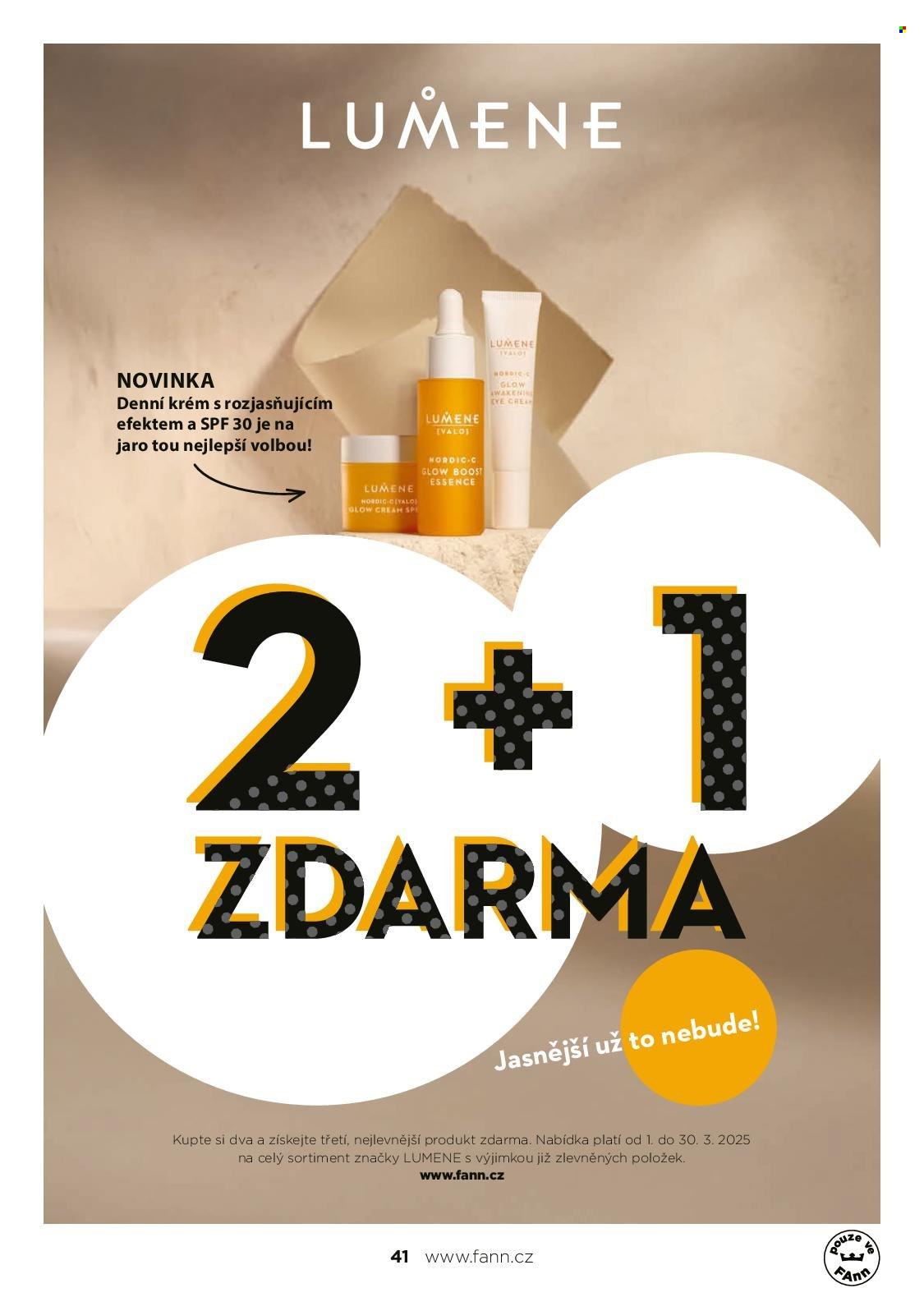 Leták FAnn parfumerie - 1. 3. 2025 - 31. 5. 2025. 