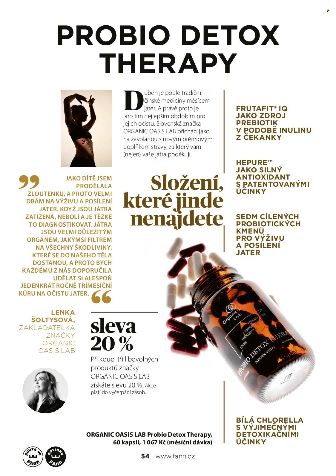 Leták FAnn parfumerie - 1. 3. 2025 - 31. 5. 2025. 