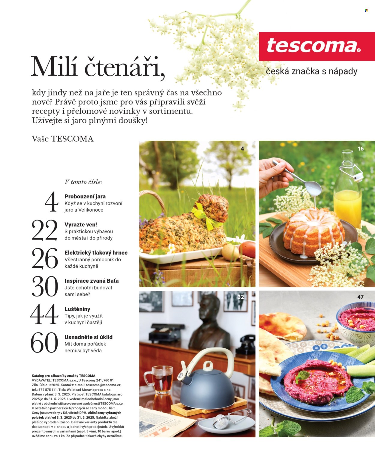 Leták Tescoma - 3. 3. 2025 - 31. 5. 2025. 