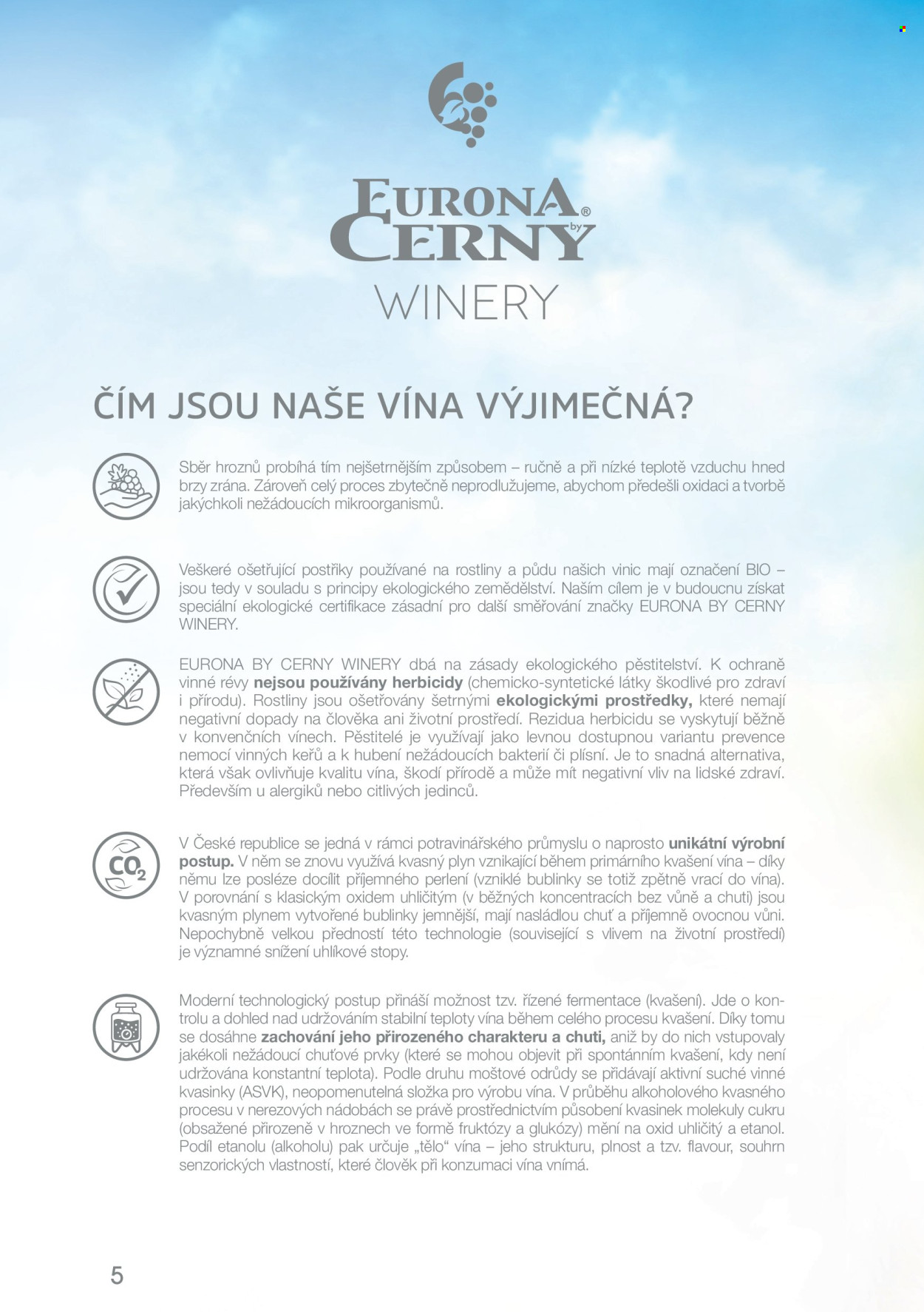 Leták EURONA by CERNY. 