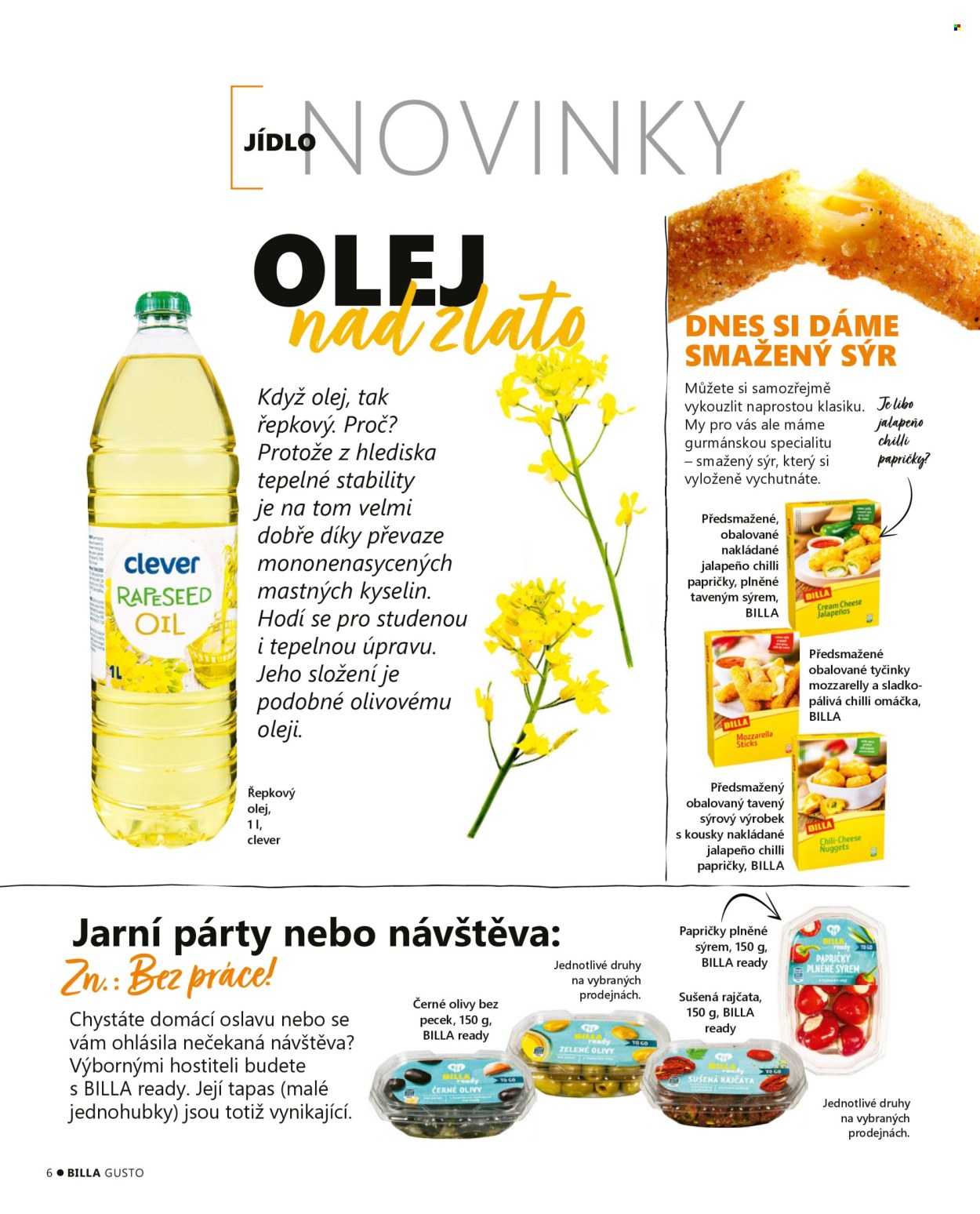 Leták BILLA. 