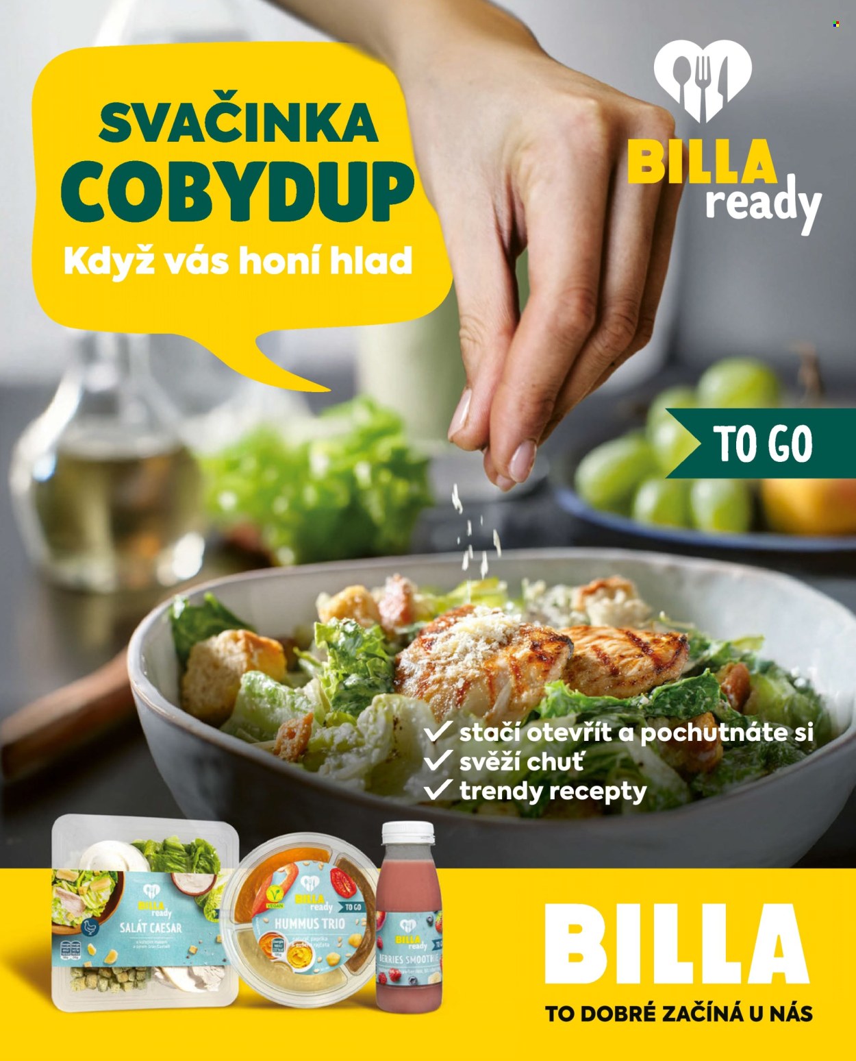 Leták BILLA. 