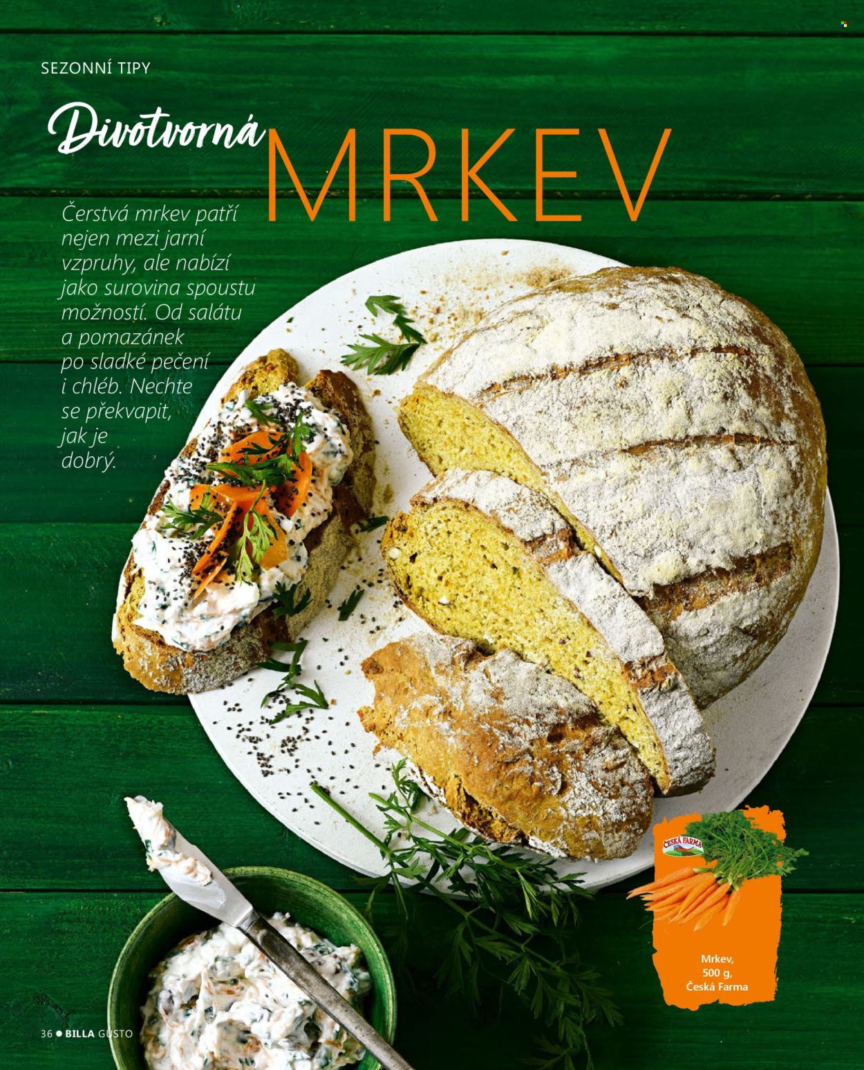 Leták BILLA. 