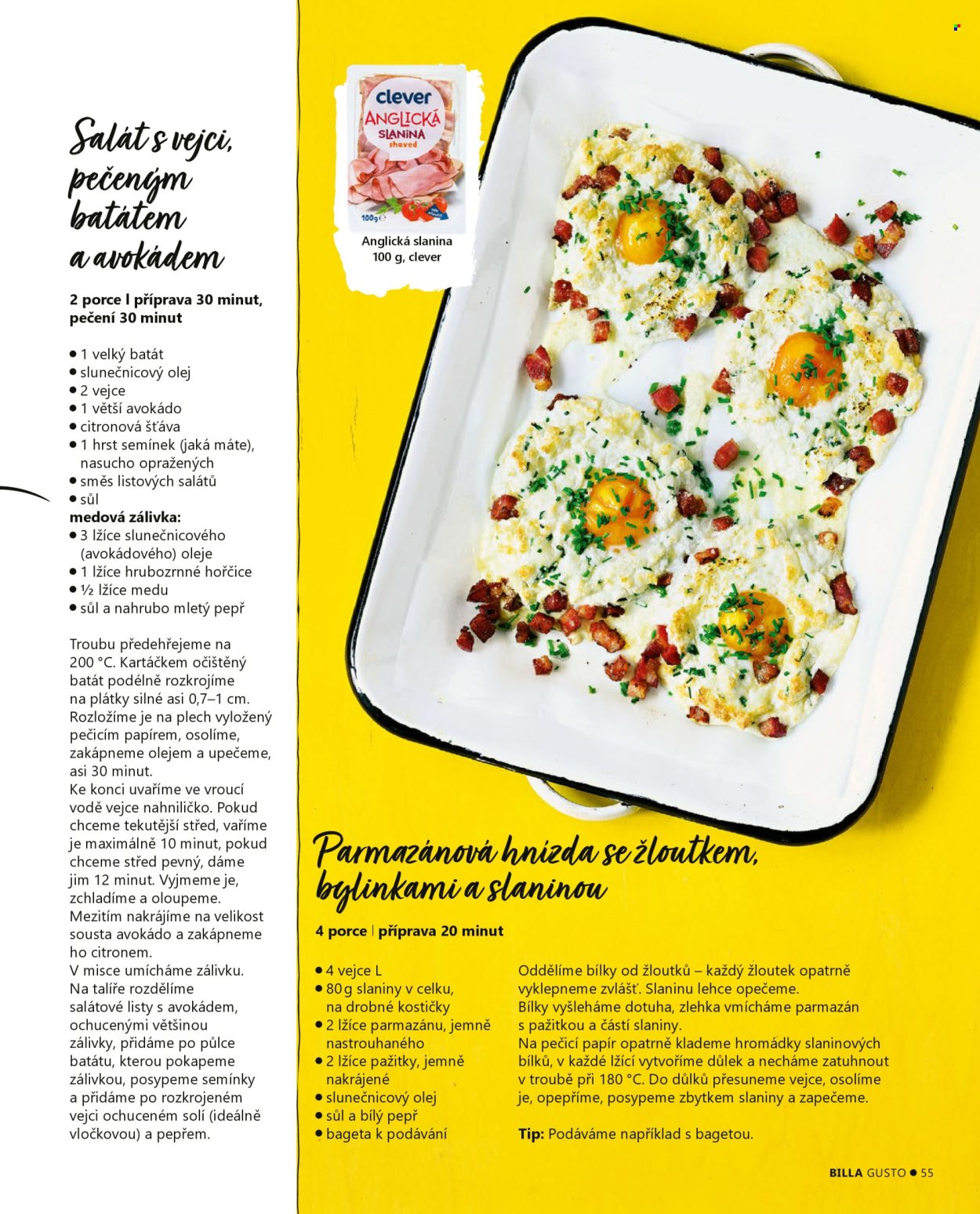 Leták BILLA. 