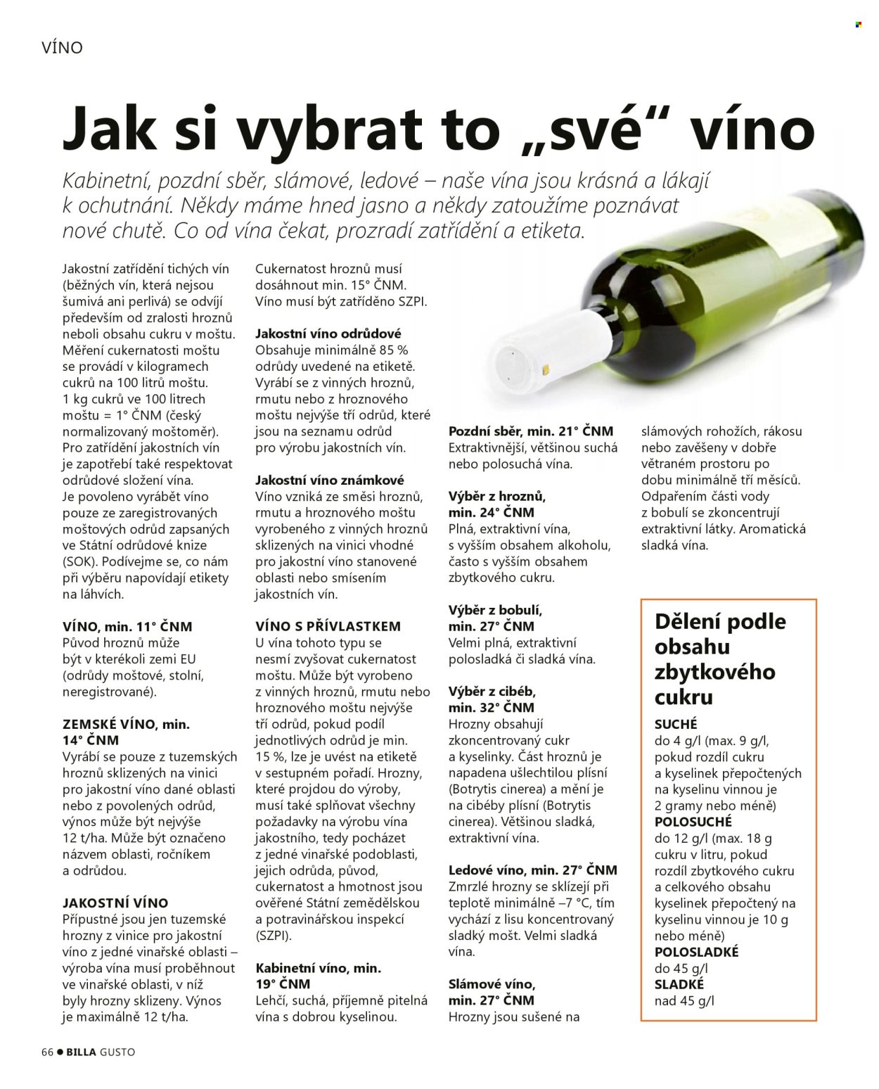Leták BILLA. 