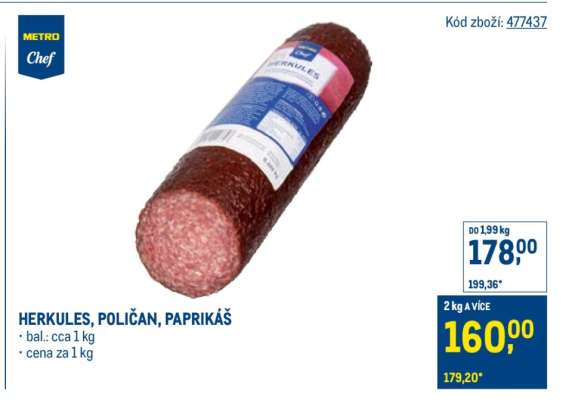 Herkules, Poličan , Paprikáš