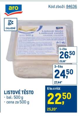 Listové těsto