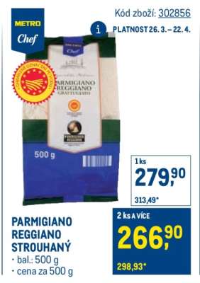 PARMIGIANO REGGIANO STROUHANÝ