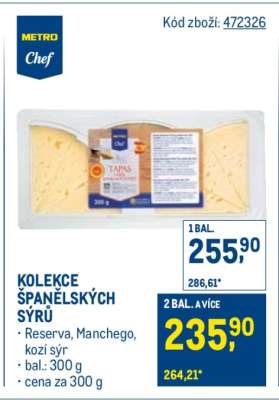 KOLEKCE ŠPANĚLSKÝCH SÝRŮ