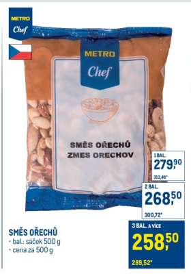 Směs ořechů