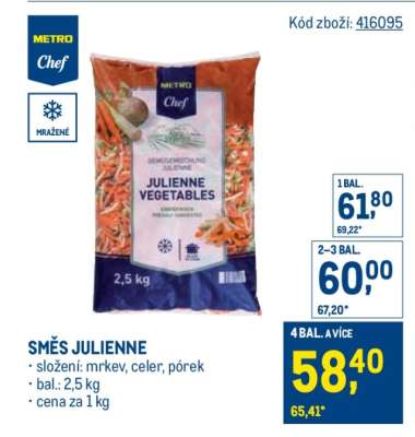 JULIENNE VEGETABLES
