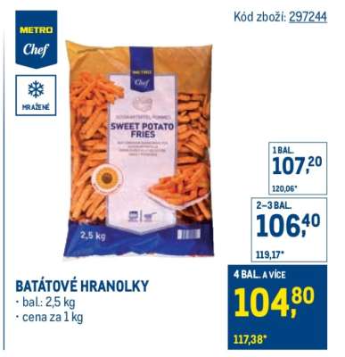 Batátové hranolky