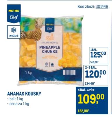 Ananas kousky