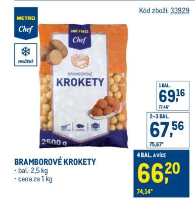 Bramborové krokety