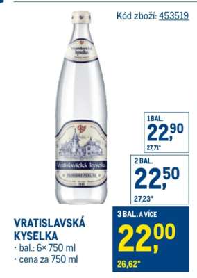 VRATISLAVSKÁ KYSELKA