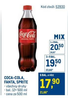 Coca-Cola, Fanta, Sprite