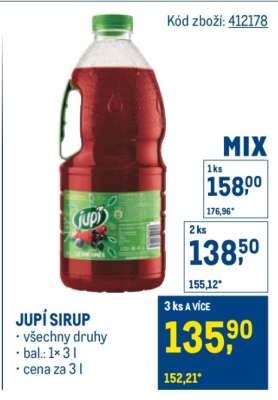 Jupí sirup