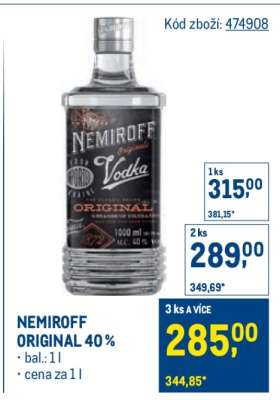 NEMIROFF ORIGINAL 40 %