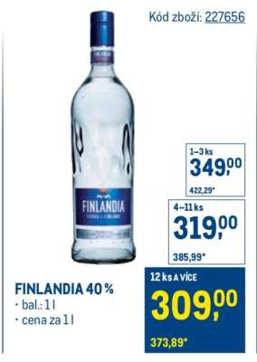 Finlandia 40 %