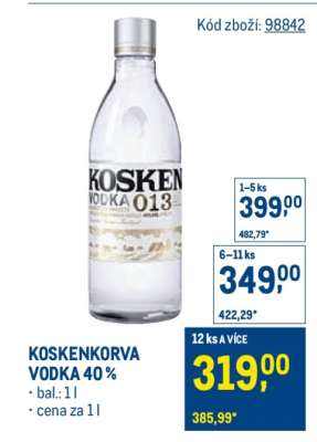 Koskenkorva Vodka 40 %