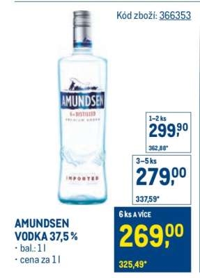 Amundsen Vodka 37,5 %