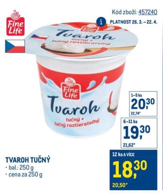 Tvaroh tučný