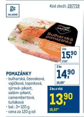BULHARSKÁ POMAZÁNKA