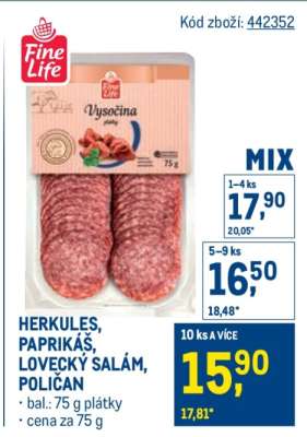 HERKULES, PAPRIKÁŠ, LOVECKÝ SALÁM, POLIČAN