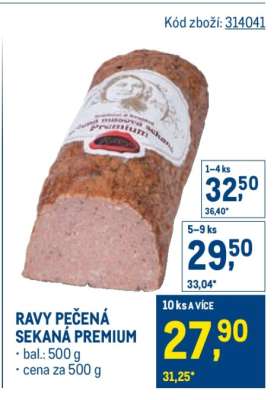 RAVY PEČENÁ SEKANÁ PREMIUM