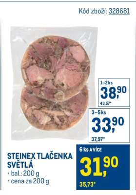 STEJNEX TLAČENKA SVĚTLÁ