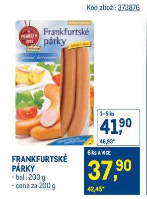 Frankfurtské párky