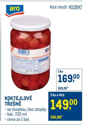 Koktejlové třešně
