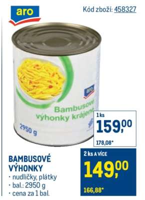 Bambusové výhonky