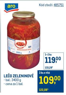 LEČO ZELENINOVÉ