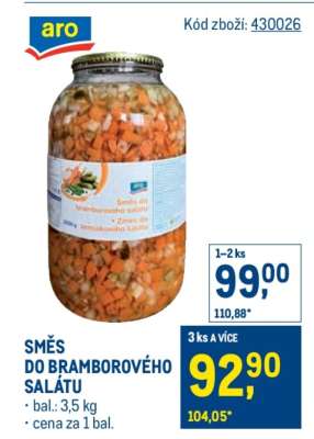 Směs do bramborového salátu