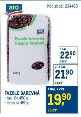 Fazole barevná