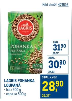 Lagris pohanka loupaná