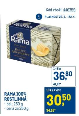 RAMA 100% ROSTLINNÁ