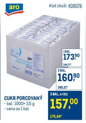 Cukr porcovaný