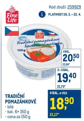 Tradiční pomazánkové