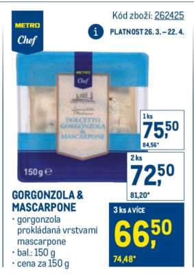Gorgonzola & Mascarpone