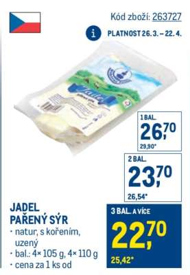 Jadel pařený sýr