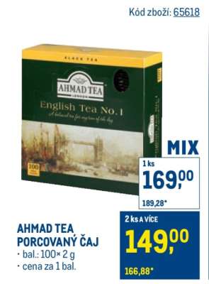 AHMAD TEA PORCOVANÝ ČAJ